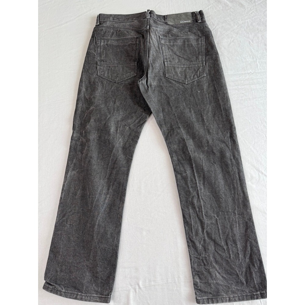 Rocawear Jeans Men's 36 Classic‎ Fit Charcoal Wash Denim